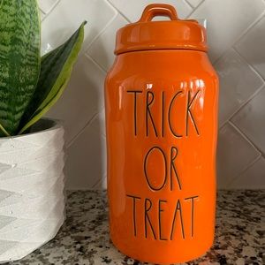 Rae Dunn Trick or Treat Halloween Canister
